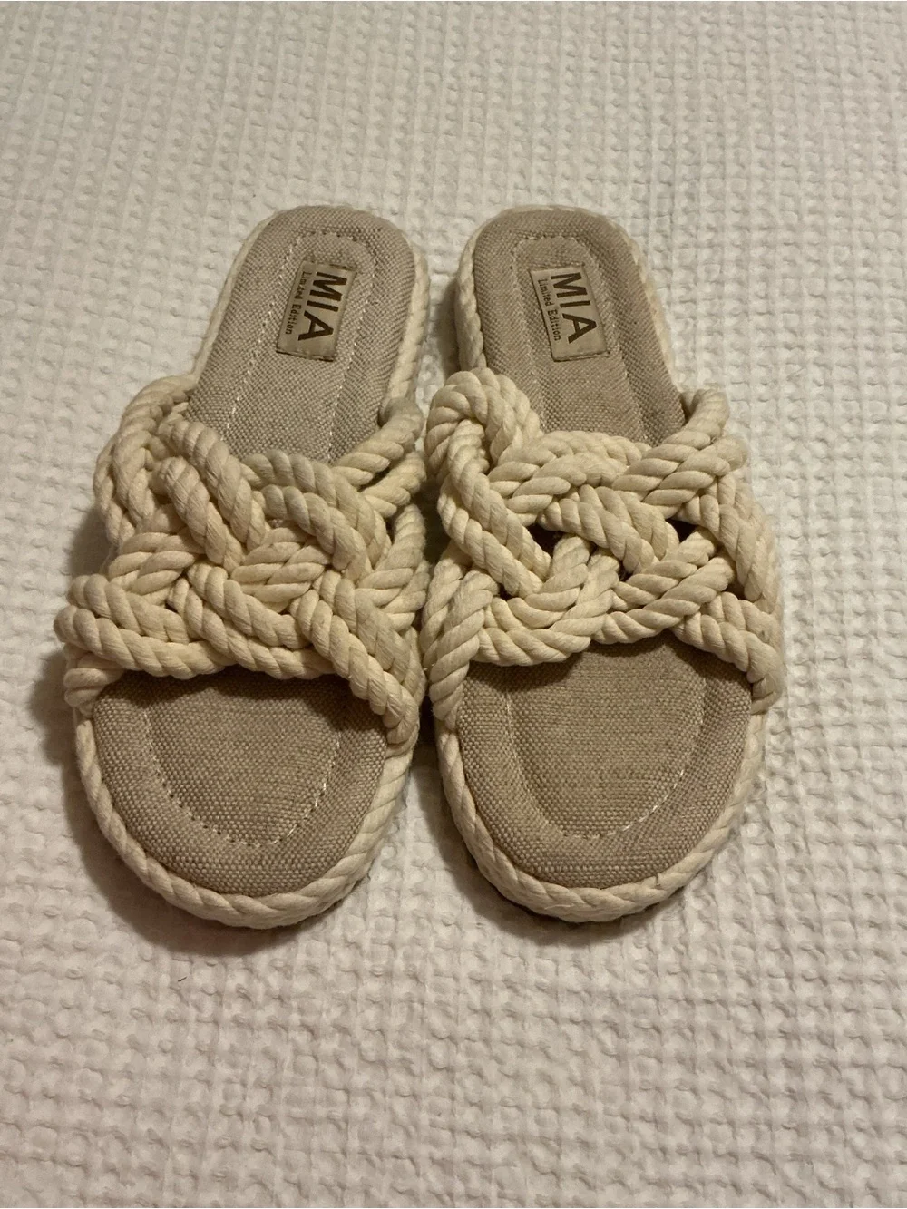 MIA   Miko Rope Slide Sandals